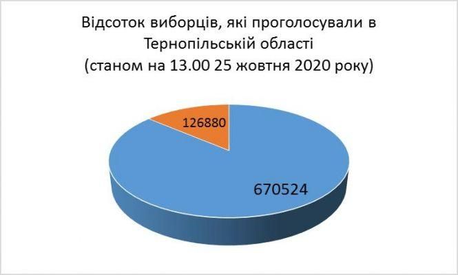 Станом на 13.00 на Тернопільщині проголосувало майже 19% виборців: ТВК, фото №3 на сайті 20minut.ua