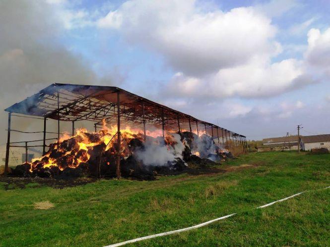 На Любарщині вогнеборці ліквідували загоряння сінника та запобігли перекиданню полум’я на корівники, фото №1 на сайті 20minut.ua