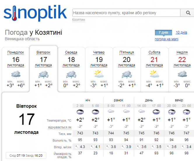 Новини Козятина - фото з Йдуть 10-градусні морози: які області припорошить снігом? Йдуть 10-градусні морози: які області припорошить снігом?, фото №1 на сайті 20minut.ua