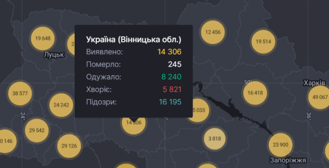 Новини Вінниці - фото з За добу захворіли понад 500 медиків.  Яка ситуація з COVID-19 в Україні та на Вінниччині? За добу захворіли понад 500 медиків.  Яка ситуація з COVID-19 в Україні та на Вінниччині?, фото №1 на сайті 20minut.ua