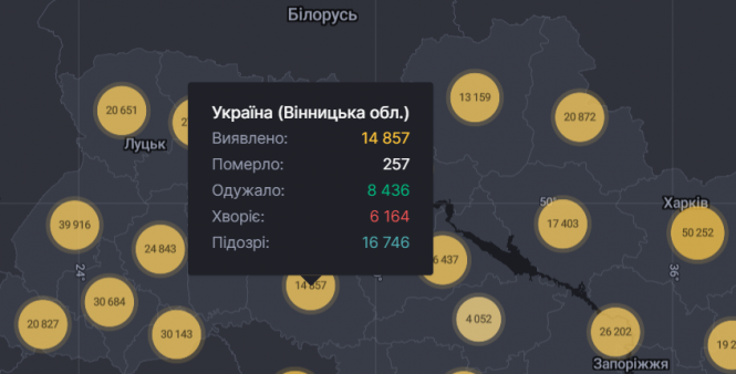 Новини Вінниці - фото з Антирекорд COVID-19. Минулої доби в Україні виявили 14 тисяч 575 нових випадків Антирекорд COVID-19. Минулої доби в Україні виявили 14 тисяч 575 нових випадків, фото №1 на сайті 20minut.ua