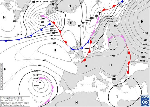 Новини Тернополя - фото з Україну перетинатиме атмосферний фронт: якою буде погода в останній день листопада Світлина від Наталки Діденко.