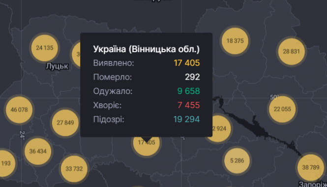 Новини Вінниці - фото з За добу понад 9 тисяч по Україні та 133 на Вінниччині. Яка ситуація з COVID-19?