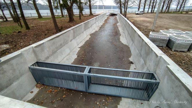 Новини Тернополя - фото з У Тернополі завершують реконструкцію дощового колектора в парку Шевченка. Що залишилося зробити?