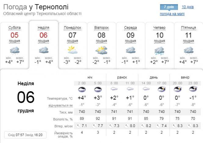 Погода у Тернополі на 6 грудня: туман та сильний вітер, фото №1 на сайті 20minut.ua