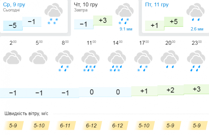 Потепління принесе до України дощі та сильний вітер: прогноз на 10 грудня, фото №3 на сайті vsim.ua