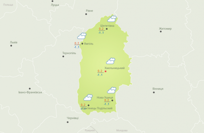 Дощі зі снігом та туман. В Україні 8 січня прогнозують негоду, фото №2 на сайті vsim.ua