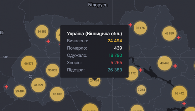 Новини Вінниці - фото з Понад вісім тисяч нових випадків за добу. Яка ситуація з COVID-19 в Україні