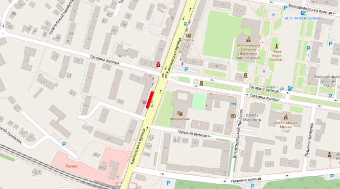 Новини Хмельницького - фото з Біля філармонії зроблять заїзну кишеню: комунальники шукають підрядника