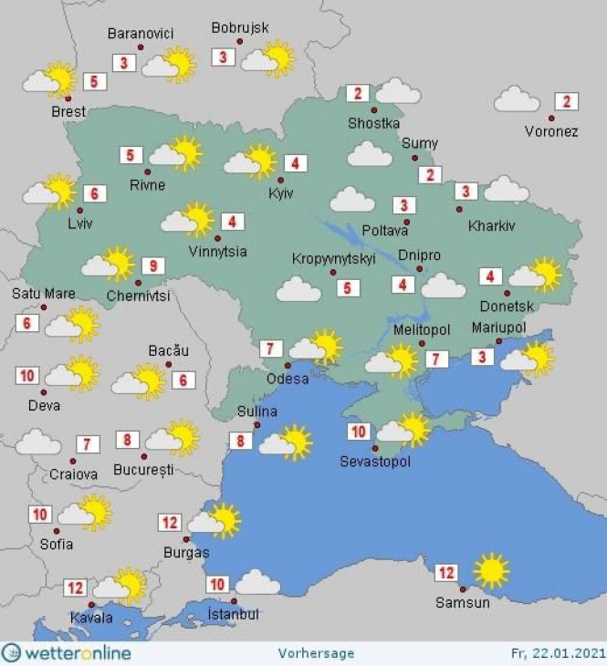 Новини Вінниці - фото з В Україну суне антициклон Dragica. Яку погоду прогнозують на Водохреща? В Україну суне антициклон Dragica. Яку погоду прогнозують на Водохреща?, фото №1 на сайті 20minut.ua