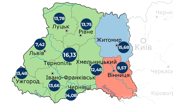 За воду тернополяни платитимуть більше вже з січня. А яка ціна в інших регіонах?, фото №1 на сайті 20minut.ua