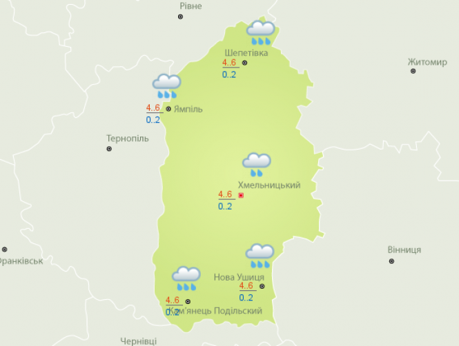 Вітряно і волого. Якою буде погода на Хмельниччині 24 січня, фото №1 на сайті vsim.ua