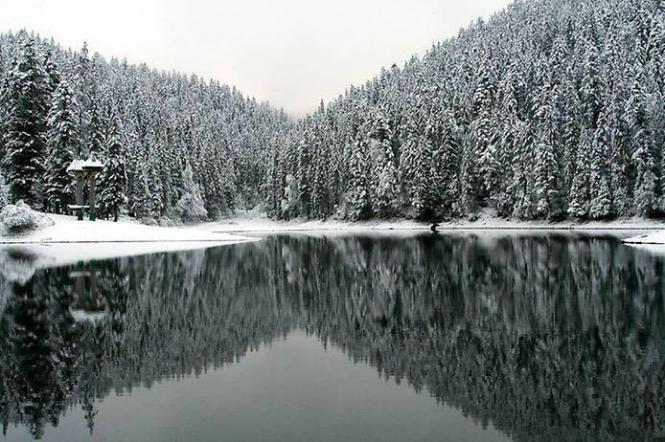 Новини Тернополя - фото з Ловіть зиму за хвіст! Ми підготували ТОП небанальних та бюджетних місць для відпочинку в Карпатах Як виглядає карпатське озеро Синевир узимку. ФОТО