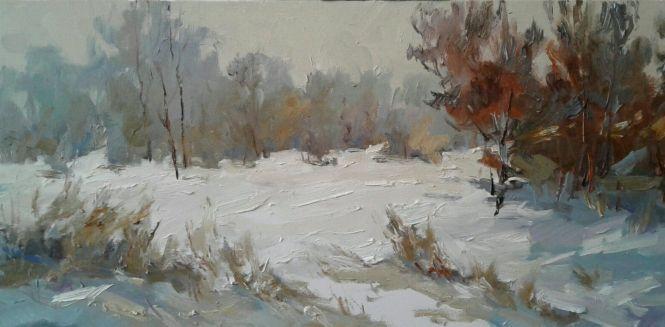 Зима в Ободівці, а картини написані… в Криму. Як працюється художнику в окупації?, фото №1 на сайті 20minut.ua