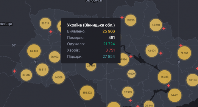 Новини Вінниці - фото з Яка ситуація з COVID-19 на Вінниччині та Україні станом на 25 січня