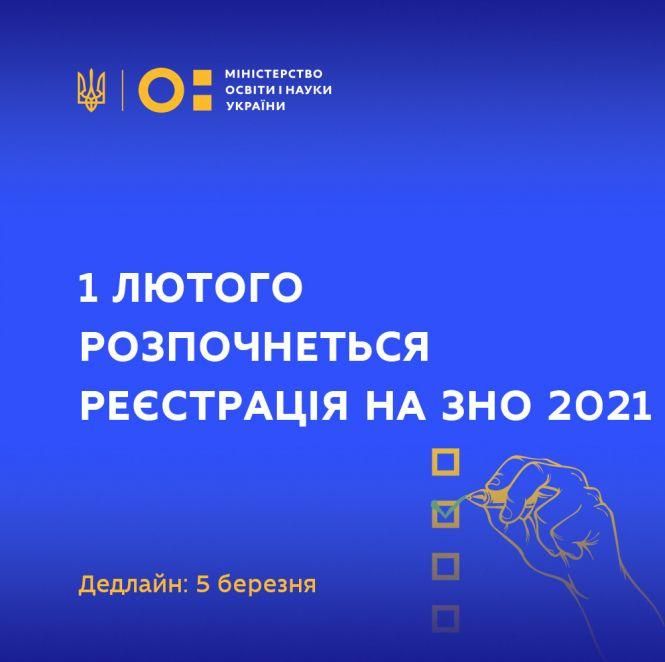 Новини Тернополя - фото з Розпочитається реєстрація на ЗНО 2021 Розпочитається реєстрація на ЗНО 2021, фото №1 на сайті 20minut.ua