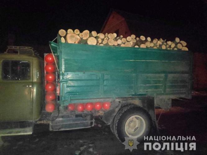 На  Житомирщині поліцейські затримали вантажівки з необлікованим лісом, фото №2 на сайті 20minut.ua
