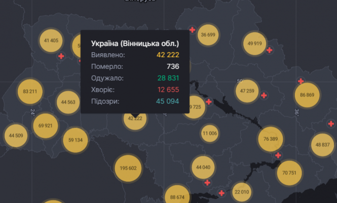 Новини Вінниці - фото з Госпіталізували 1837 людей, не врятували — 76. Дані про COVID-19 станом на 9 березня