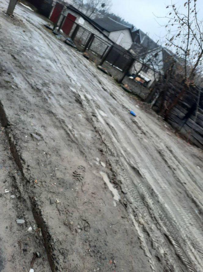 Новини Житомира - фото з Фото дня: ями і багнюка замість асфальту - житомирська Богунія