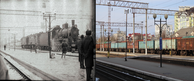 Новини Тернополя - фото з Гостей зустрічали Ленін, Сталін та Маркс. Як виглядав залізничний вокзал у Тернополі (ФОТО)