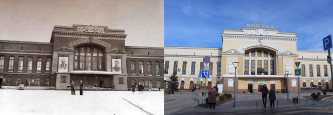 Новини Тернополя - фото з Гостей зустрічали Ленін, Сталін та Маркс. Як виглядав залізничний вокзал у Тернополі (ФОТО)