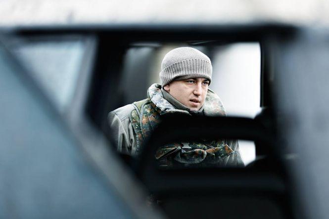 Новини Вінниці - фото з «Кому дзвонити, коли вбиває поліція?» У Вінниці на набережній з'явився напис, до вечора його замалювали