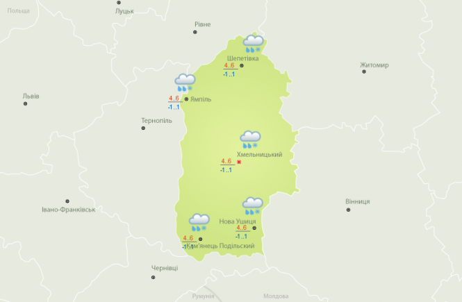 Новини Хмельницького - фото з До України суне вологий циклон та холодна повітряна маса: прогноз