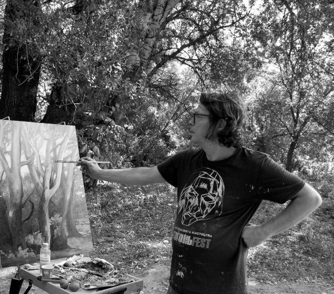 Новини Вінниці - фото з З Південної Африки до Вінниці: художник Олександр Никитюк презентував виставку «Маскування»