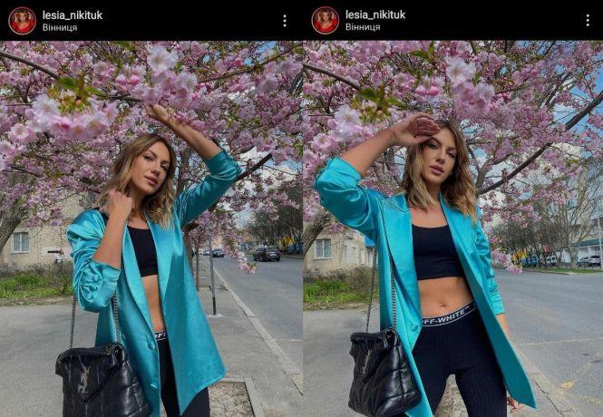 Новини Вінниці - фото з ФОТО ДНЯ. Леся Нікітюк приїхала до Вінниці зробити світлину з сакурами