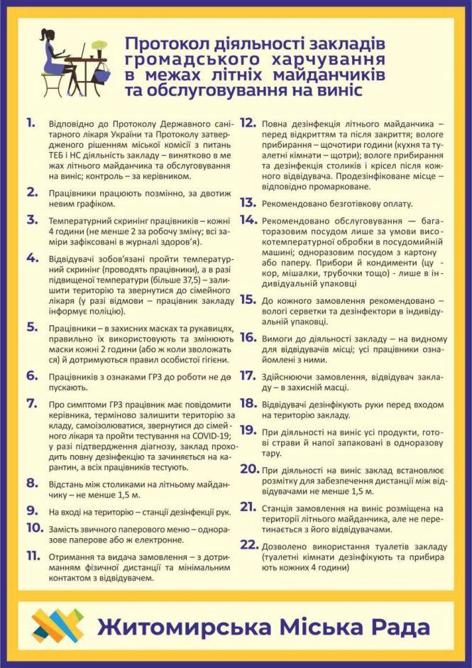 Новини Житомира - фото з У масках та з температурним скринінгом: завтра у Житомирі запрацюють літні майданчики і спортзаклади