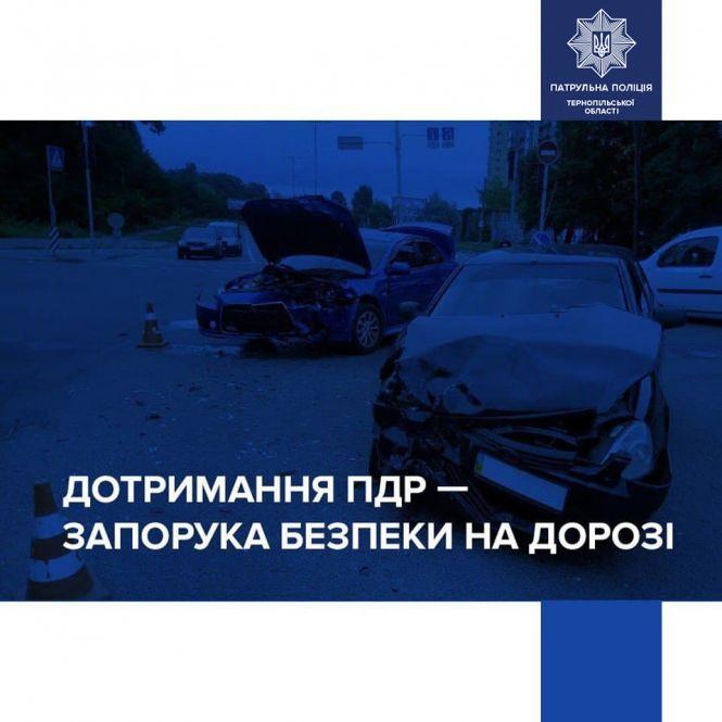 Новини Тернополя - фото з Аварій на деяких вулицях Тернополя побільшало: патрульні назвали пікові дні та години