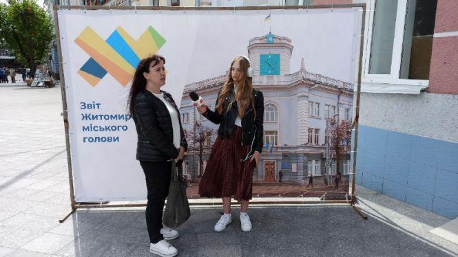 Новини Житомира - фото з Сухомлин звітує перед житомирянами. Фото