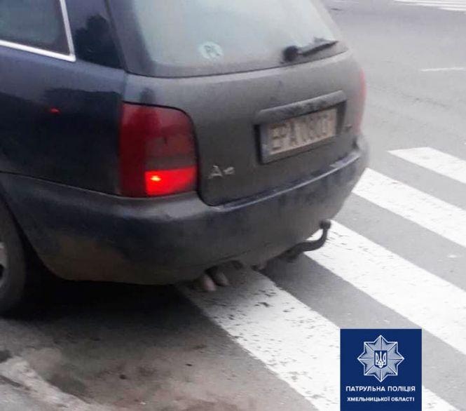 Новини Хмельницького - фото з В’їхав в огорожу і втік. Шукають свідків ДТП на Грушевського