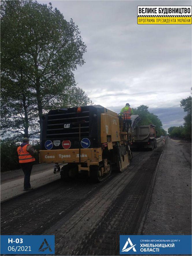 Новини Хмельницького - фото з Ремонт траси Н-03 біля Самчиків: що уже зробили та що ще мають (ФОТО)