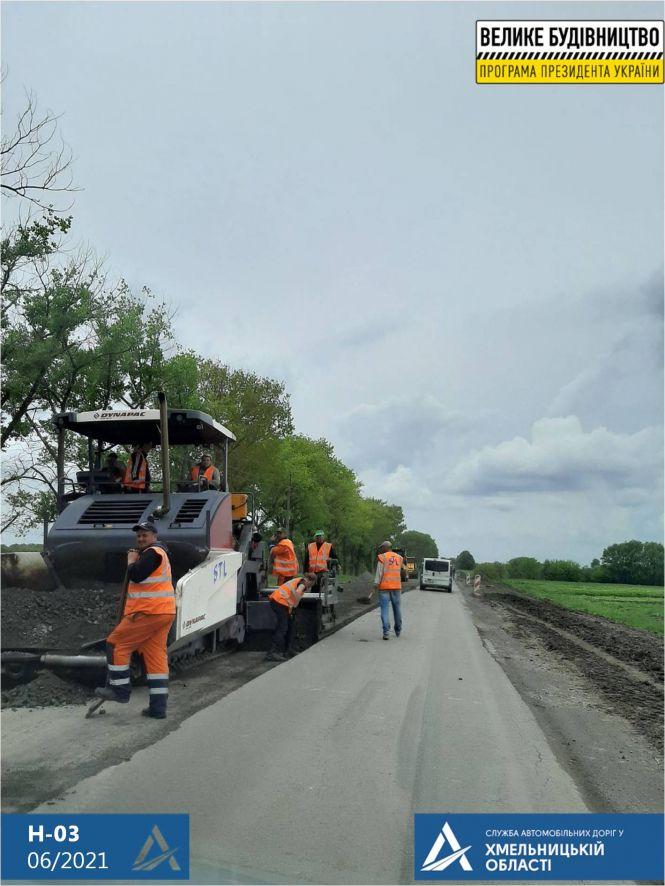 Новини Хмельницького - фото з Ремонт траси Н-03 біля Самчиків: що уже зробили та що ще мають (ФОТО)