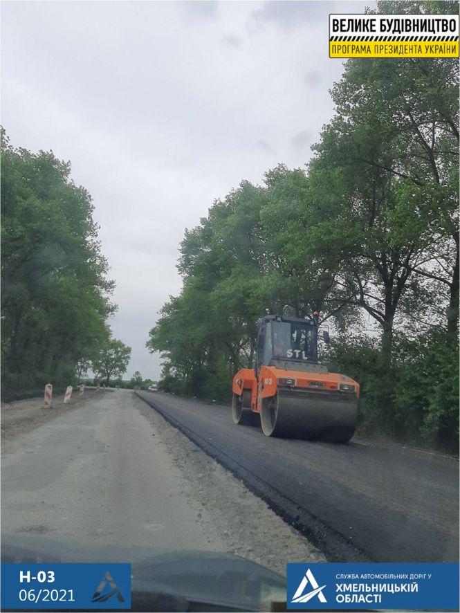 Новини Хмельницького - фото з Ремонт траси Н-03 біля Самчиків: що уже зробили та що ще мають (ФОТО)
