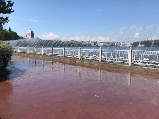 Новини Тернополя - фото з На набережній увімкнули аераційний фонтан. ВІДЕО ДНЯ Немає опису.