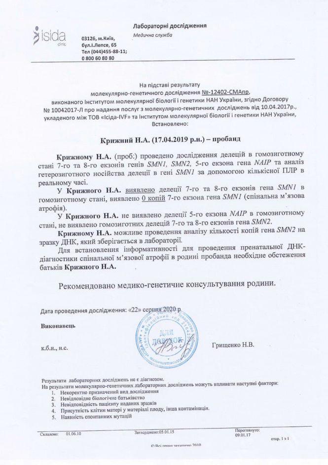 Новини Хмельницького - фото з У дворічного Нікіти атрофуються м’язи. На лікування потрібно понад 2 мільйони доларів