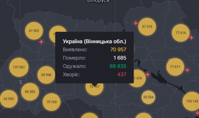Новини Вінниці - фото з COVID-19 минулої доби забрав 55 життів. Дані станом на 17 червня