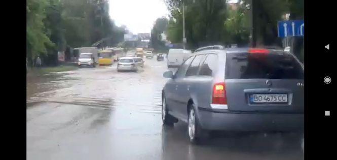 Новини Тернополя - фото з На "Дружбі" все пливе. Де ще затопило? Надсилайте свої фото (ФОТО, ВІДЕО)
