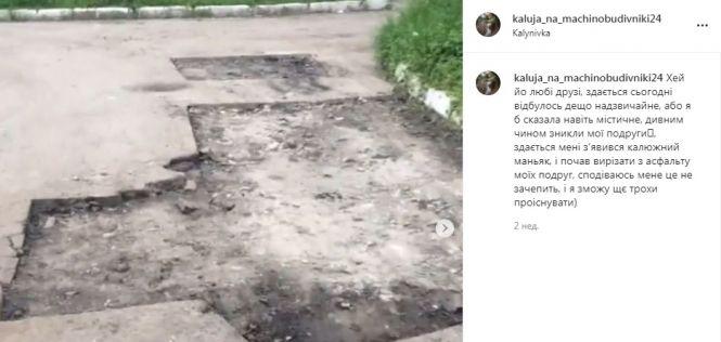 Новини Вінниці - фото з «Це був шок, що вони почали щось робити». Продовження історії з калюжею — зіркою Інстаграму