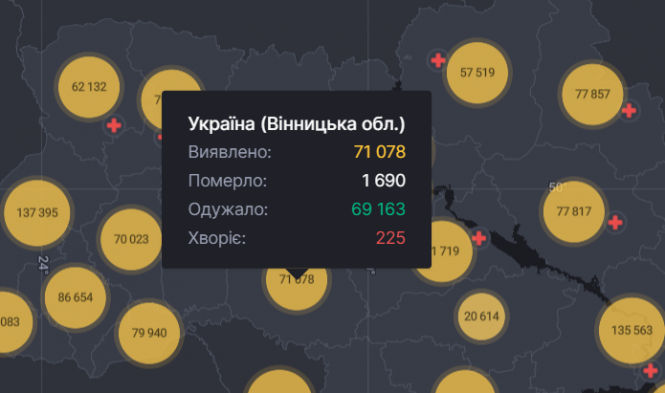 Новини Вінниці - фото з COVID-19 в Україні. Вчора до лікарні госпіталізували понад 300 хворих
