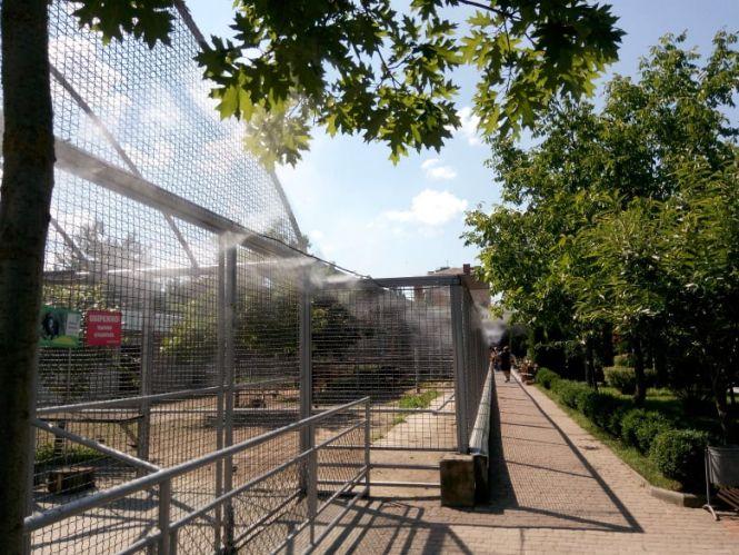 Новини Вінниці - фото з Комфорт у спеку. У Подільському зоопарку встановили туманоутворювач