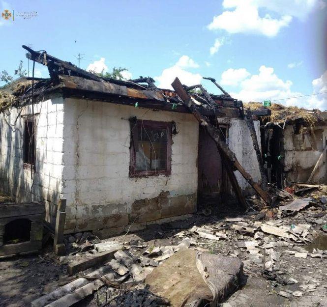 Новини Житомира - фото з На Коростенщині діти, граючись, підпалили сарай з худобою і сіном