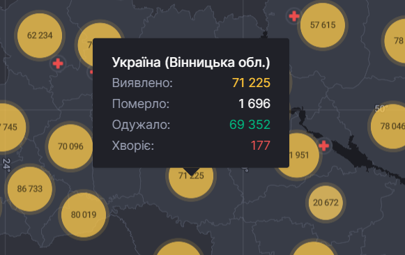 Новини Вінниці - фото з COVID-19 в Україні. Недуга забрала понад 52 тисячі життів