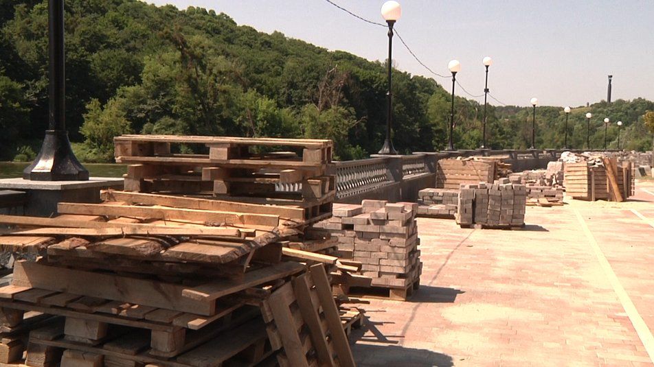 Новини Житомира - фото з У Житомирі до кінця липня планують завершити ремонт набережної