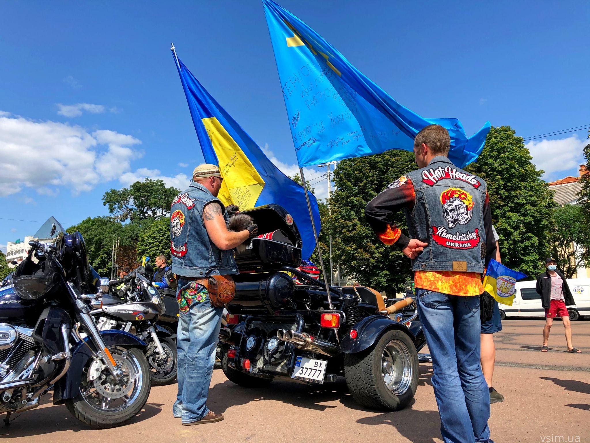Новини Хмельницького - фото з Десятки байкерів проїхали вулицями Хмельницького (ФОТО, ВІДЕО)
