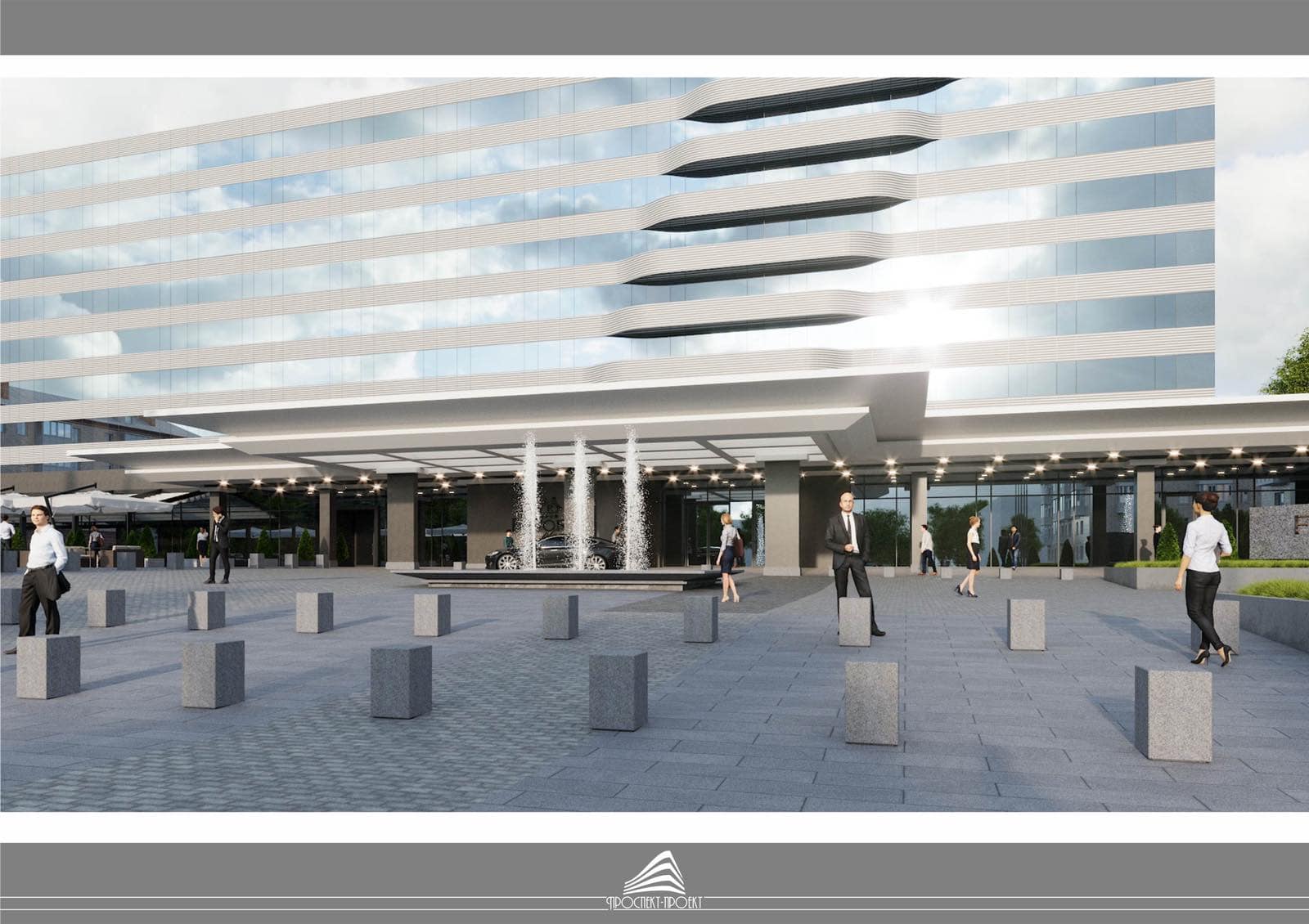 Новини Житомира - фото з Як виглядатиме площа перед готелем "Житомир": оприлюднені ескізи