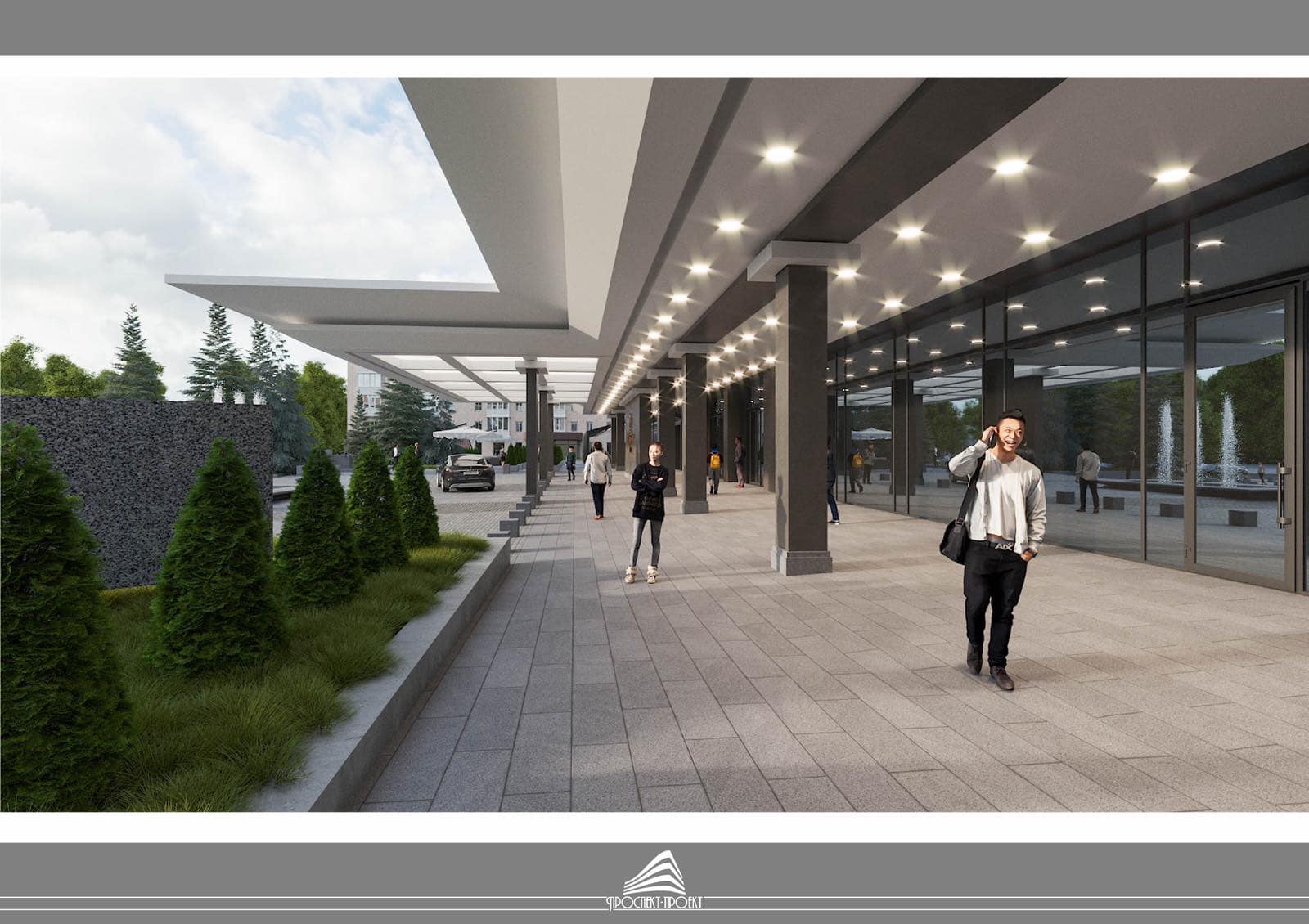 Новини Житомира - фото з Як виглядатиме площа перед готелем "Житомир": оприлюднені ескізи