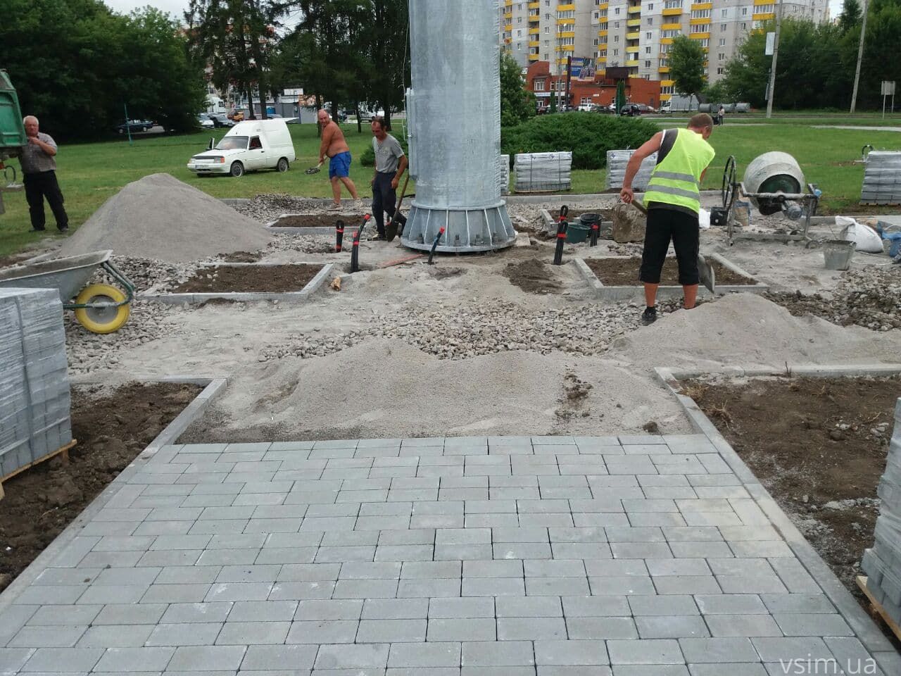 Новини Хмельницького - фото з “Прапор за 5 мільйонів” у Хмельницькому: що вже зробили (ФОТО)